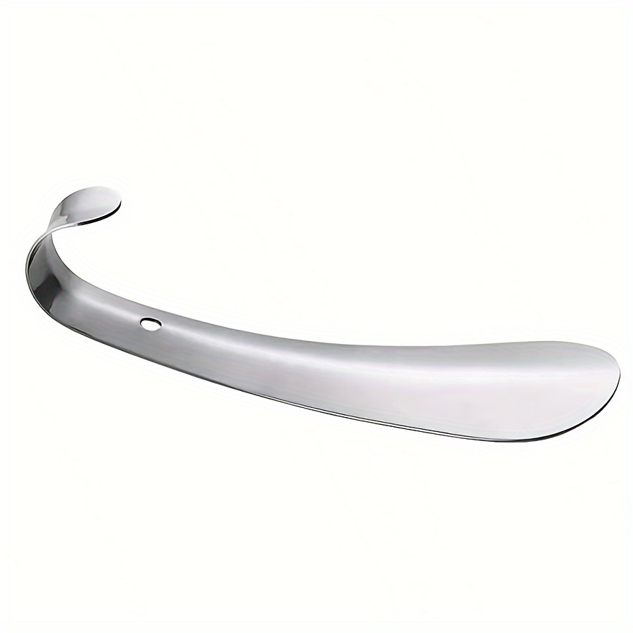 

1pc Stainless Steel Shoehorn With Handle, Durable Shoe Expander Widener, Non-slip Shoe Stretchers For Women & Men