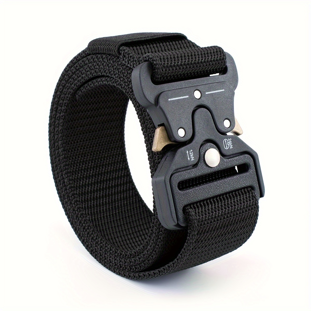 

Cobra Plastic Buckle Nylon Tactical Belt For Men's Workwear Pants, Canvas Special Forces Outdoor Belt