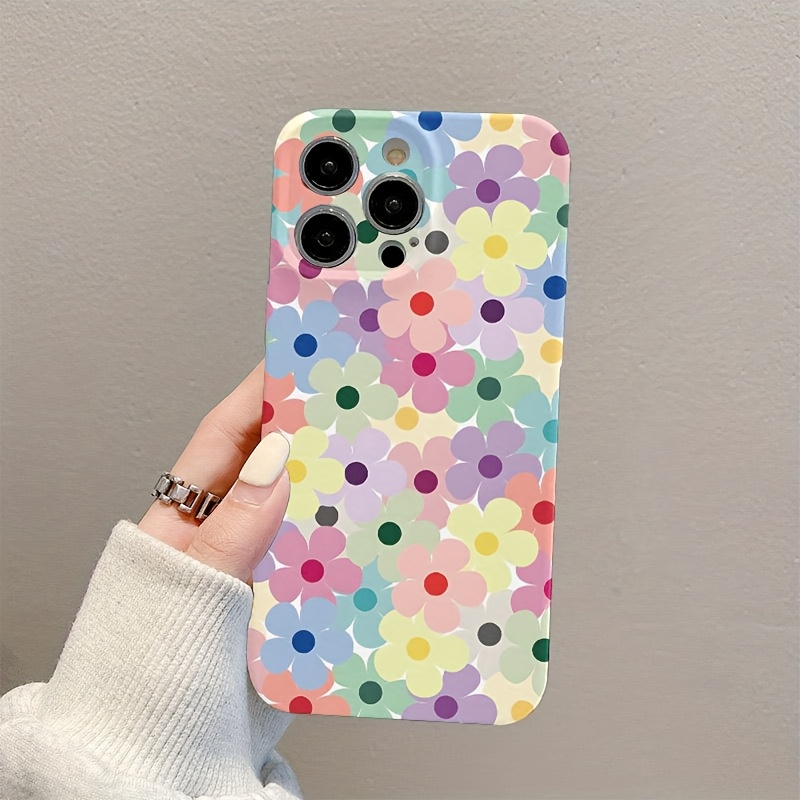 TEMU Phone Case - 1 Colorful Phone Case, Slim And Shockproof, Compatible With For Iphone 17, 16, 15, 14, 13, 12, 11, 8, 7, X, Xs, Xr, Air, Pro, Max,