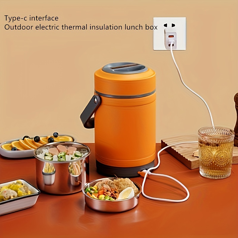 

-c Interface Three-layer Thermal Lunch Box