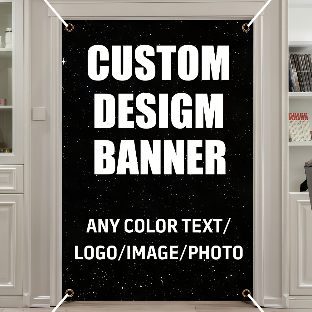 custom banner sold on Temu United States