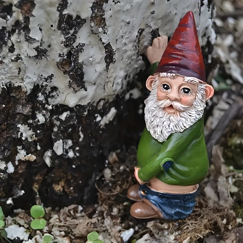 

Art Deco Resin Gnome Statue, Easter Outdoor Garden Decor, Nature And Outdoors Themed, No Electricity Or Battery Needed, Handcrafted Dwarf Sculpture For Home And Garden Decoration