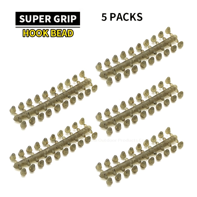 Image of 5pcs = 100pcs Carp Fishing Hook Beads, Rubber, Suitable For Hook Sizes 2, 4, 6, 8, Carp Fishing Terminal Tackle