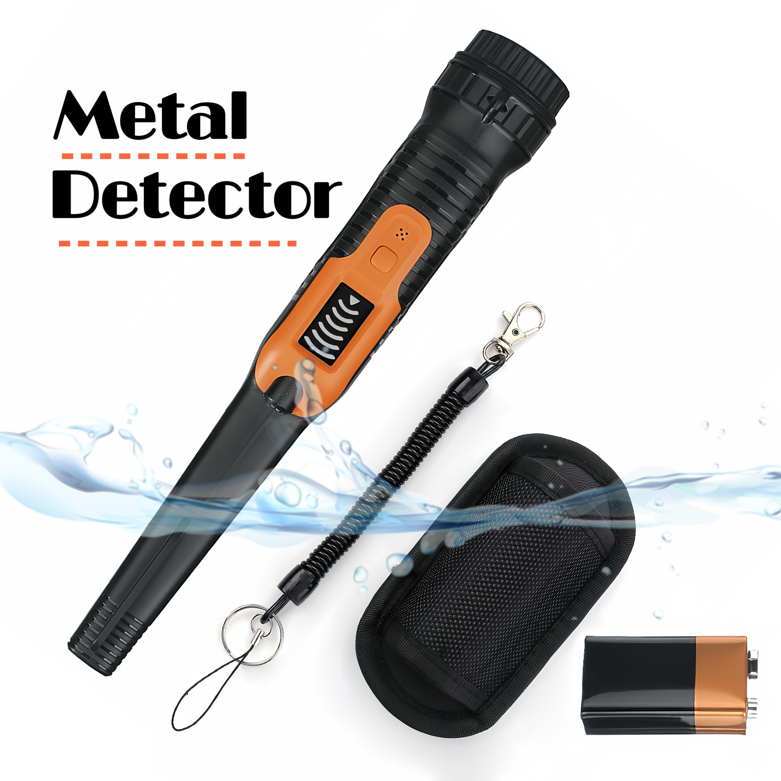 

Lcd Display Metal Detector Pinpointer Search Treasure Pinpointing Finder Probe For W/belt Pinpointer Lanyard Pinpointer Metal Detector Metal Pinpointer Detector