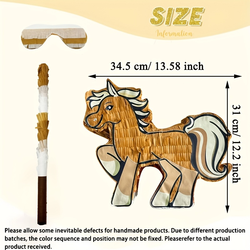 Image of Handmade Smash Candy Prop, Birchio Piñata For Birthday Parties, Heart-themed Gatherings, Suitable For Themed Birthdays And . Includes Blindfold, Stick, And Confetti