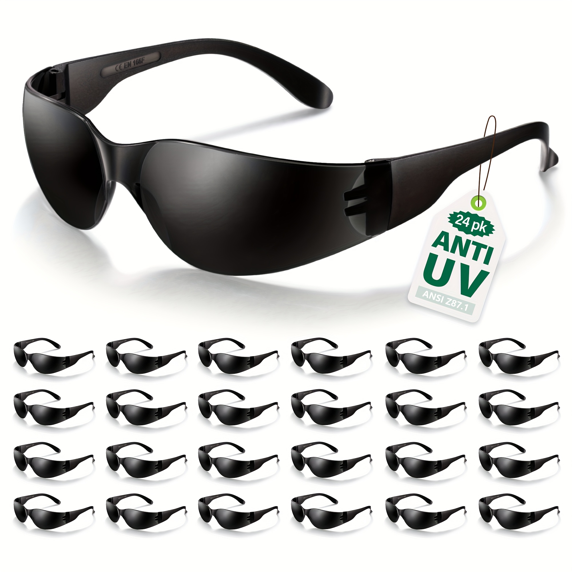 Safety Glasses: Anti-Fog & Scratch-Resistant, Polycarbonate, Clear