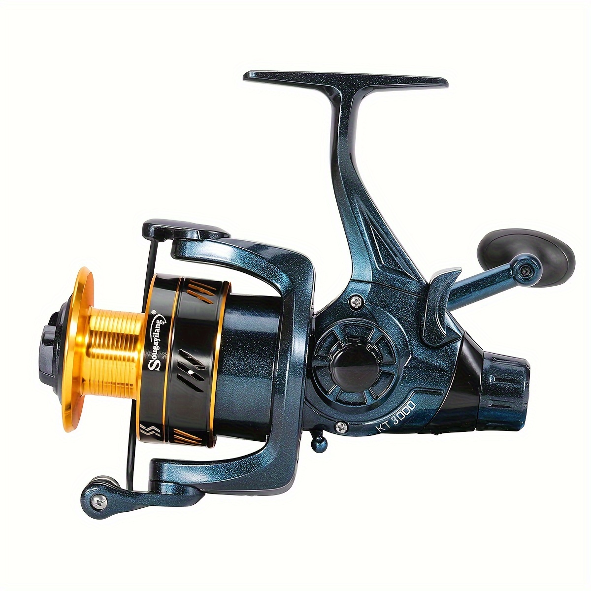 Image of Sougayilang Premium Carp Reel, 13+1bb Smooth Spinning Reel Drag 8kg/17.6lb, For Freshwater And Saltwater Fishing