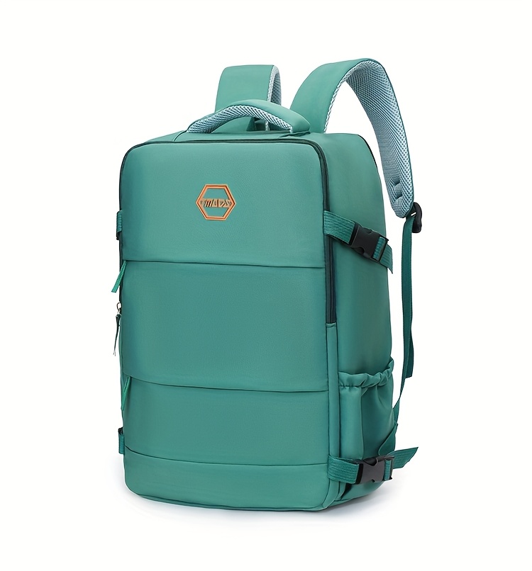 Bolso de viaje ligero, mochila convertible de gran capacidad con compartimento para zapatos, bolso antirrobo para hombres y mujeres, estilo deportivo, material Oxford, apertura de 180°, equipaje multifuncional para viajes cortos