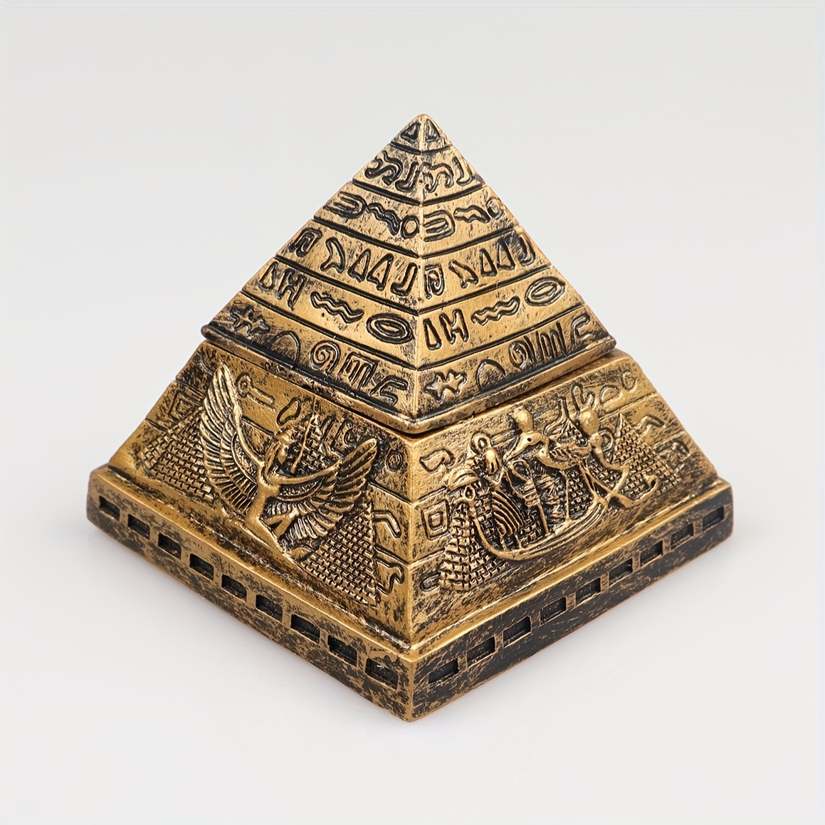 E-shop Ägyptische Pyramide Schreibtisch-Dekoration, im Vintage-Stil, kreative Vintage-Aufbewahrungsbox, die perfekte für Feiertags- Raumdekoration