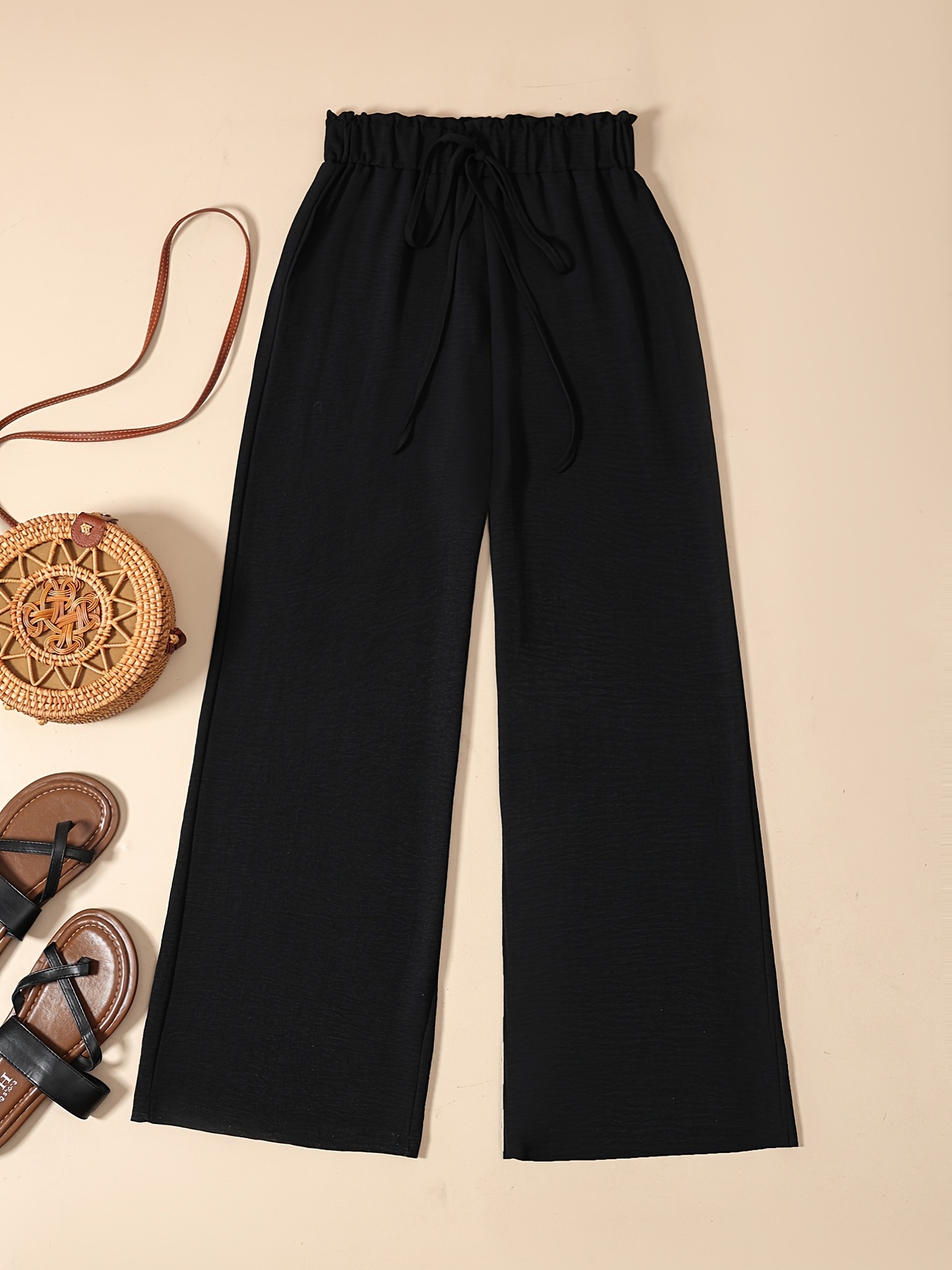 【SATIIIZ】Flow Summer Nylon Wide Pants Amazon.ca: Sunzel: WIDE LEG PANTS
