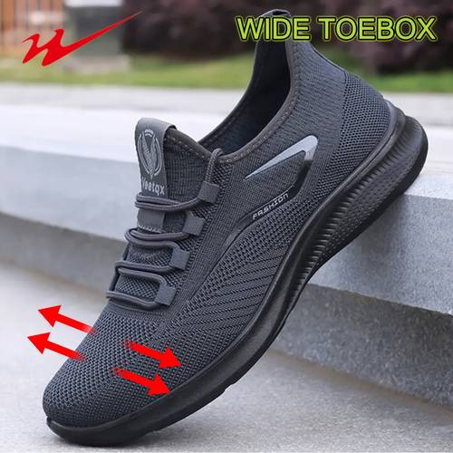 mens lightweight mesh wide toe box shoes low footwear for running hiking gym and casual wear comfortable for stylish outdoor sneakers plus sizes