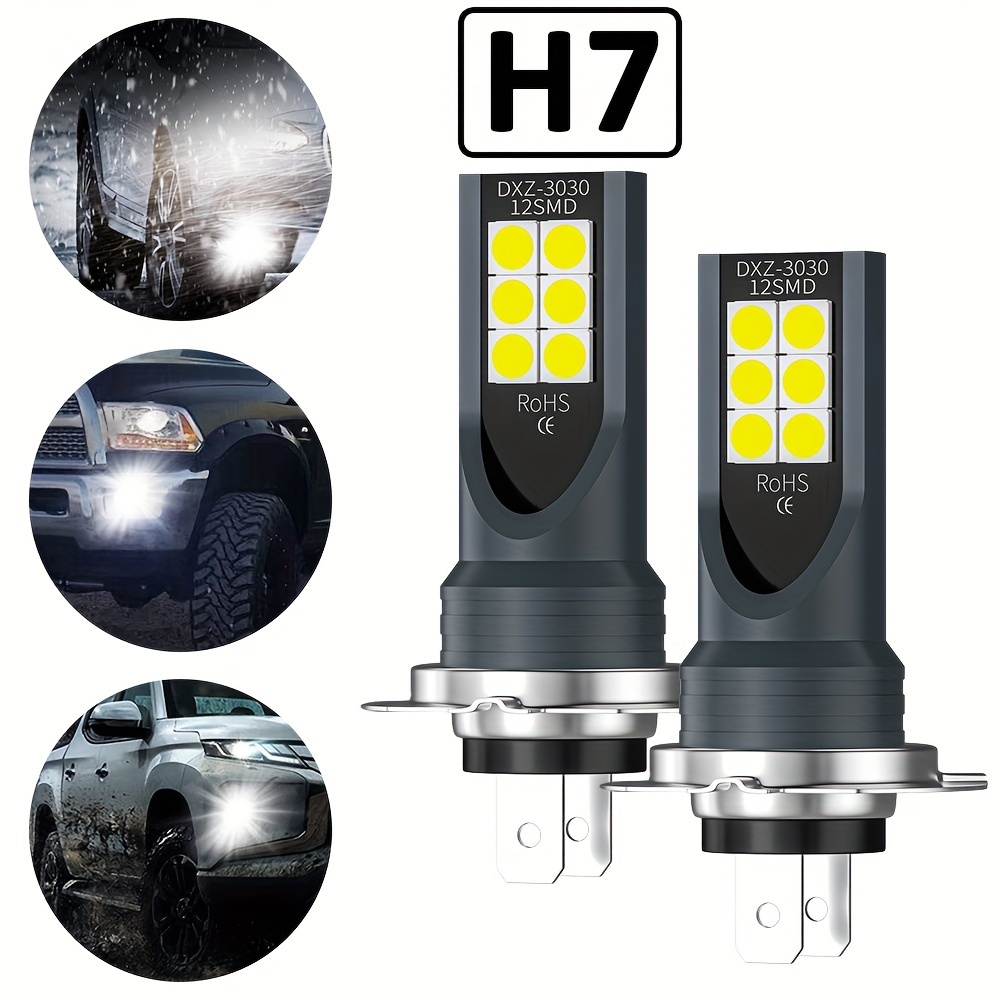 

2 X H7 Led Headlights Bulbs