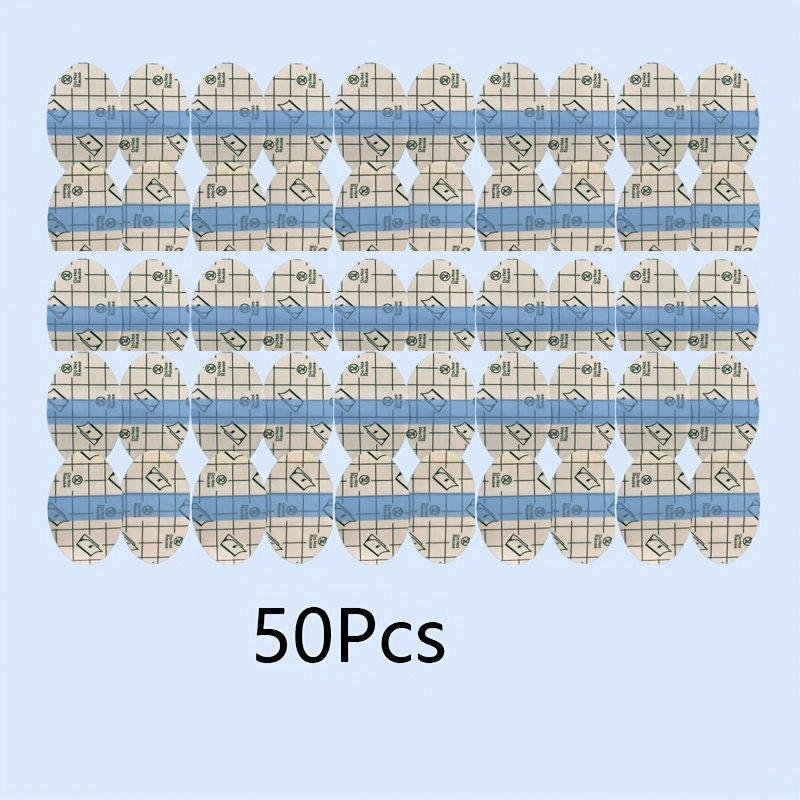 TEMU 50pcs Set Of Baby Bath Waterproof Ear Pads, Baby Bath Ear Muffs, Shower Ear Pads