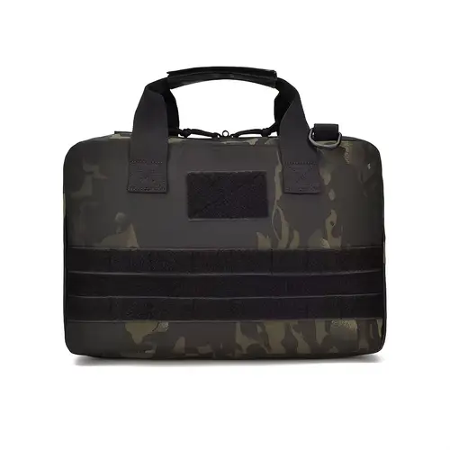 universal pistol case durable oxford fabric handgun carry bag secure lockable zipper firearm transport pouch for shooting hunting