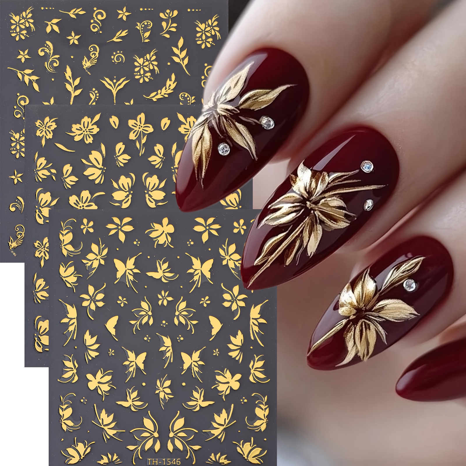 nail art - Reso gratuito entro 90 - Temu, image size:1600x1600