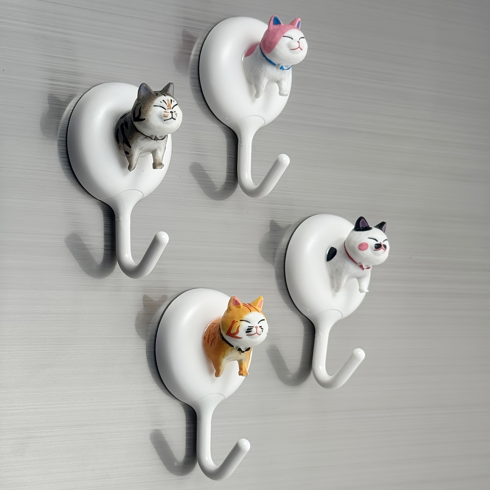 handmade 3d wall mounted cat hooks detachable waterproof Temu