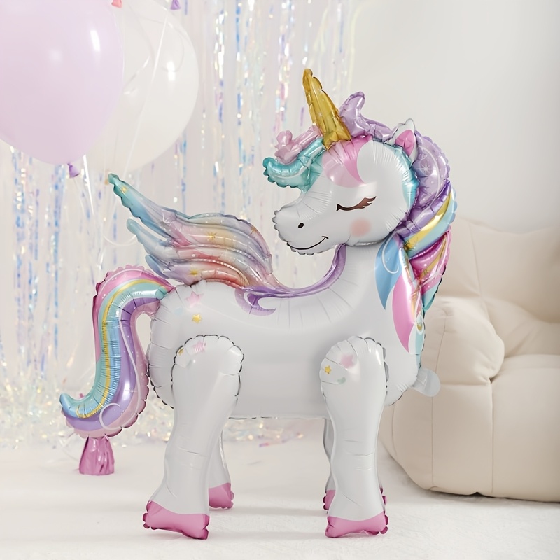unicorn balloons that stand on their own for deco ting girls birthday parties     themed celeb tion