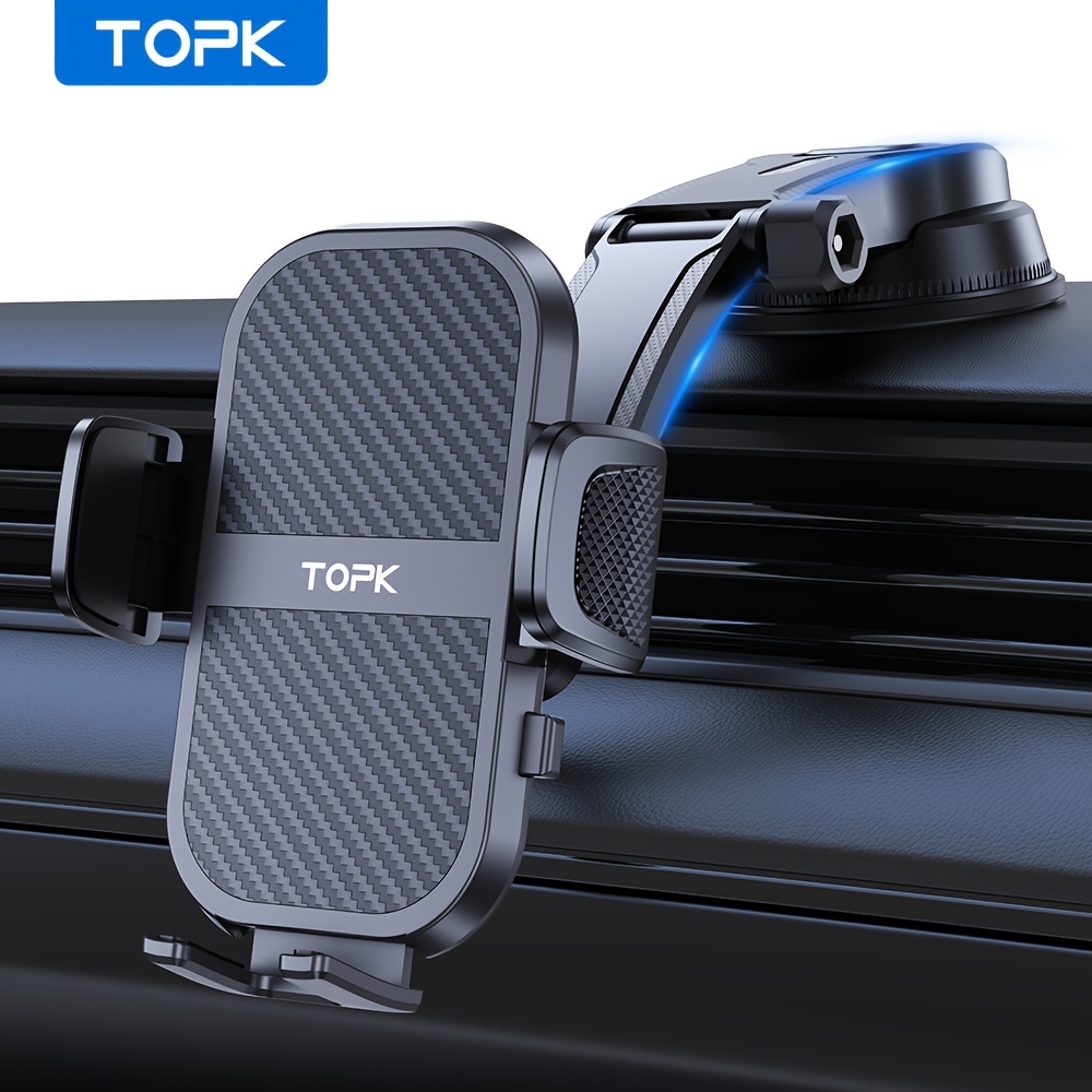 Topk Phone Holder Car Dashboard Upgraded Adjustable - Temu
