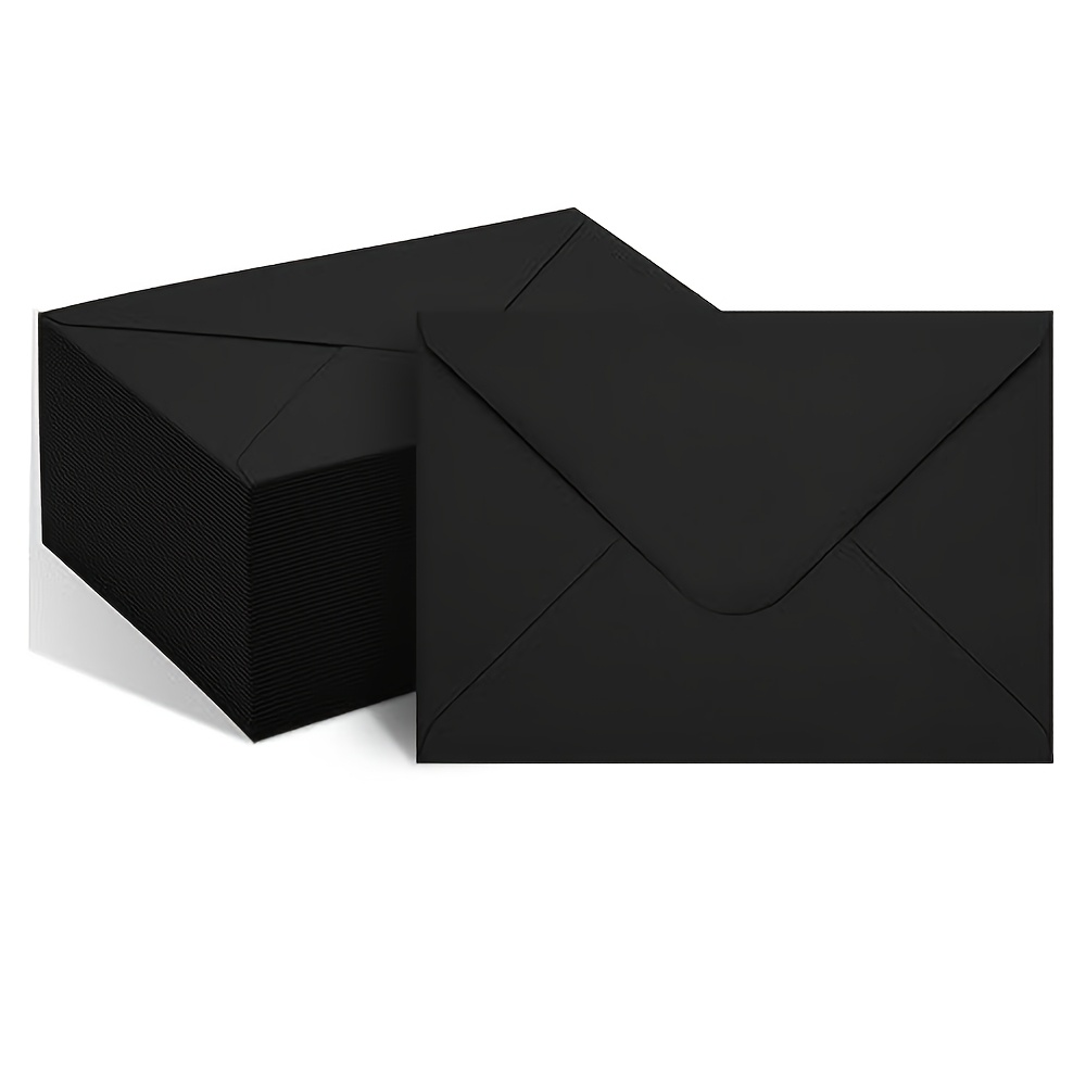 TEMU Lot de 28 enveloppes auto-scellantes à rabat en V HDHUIUN A7 pour remise de diplômes, mariage, invitations, cartes de - Enveloppes postales à