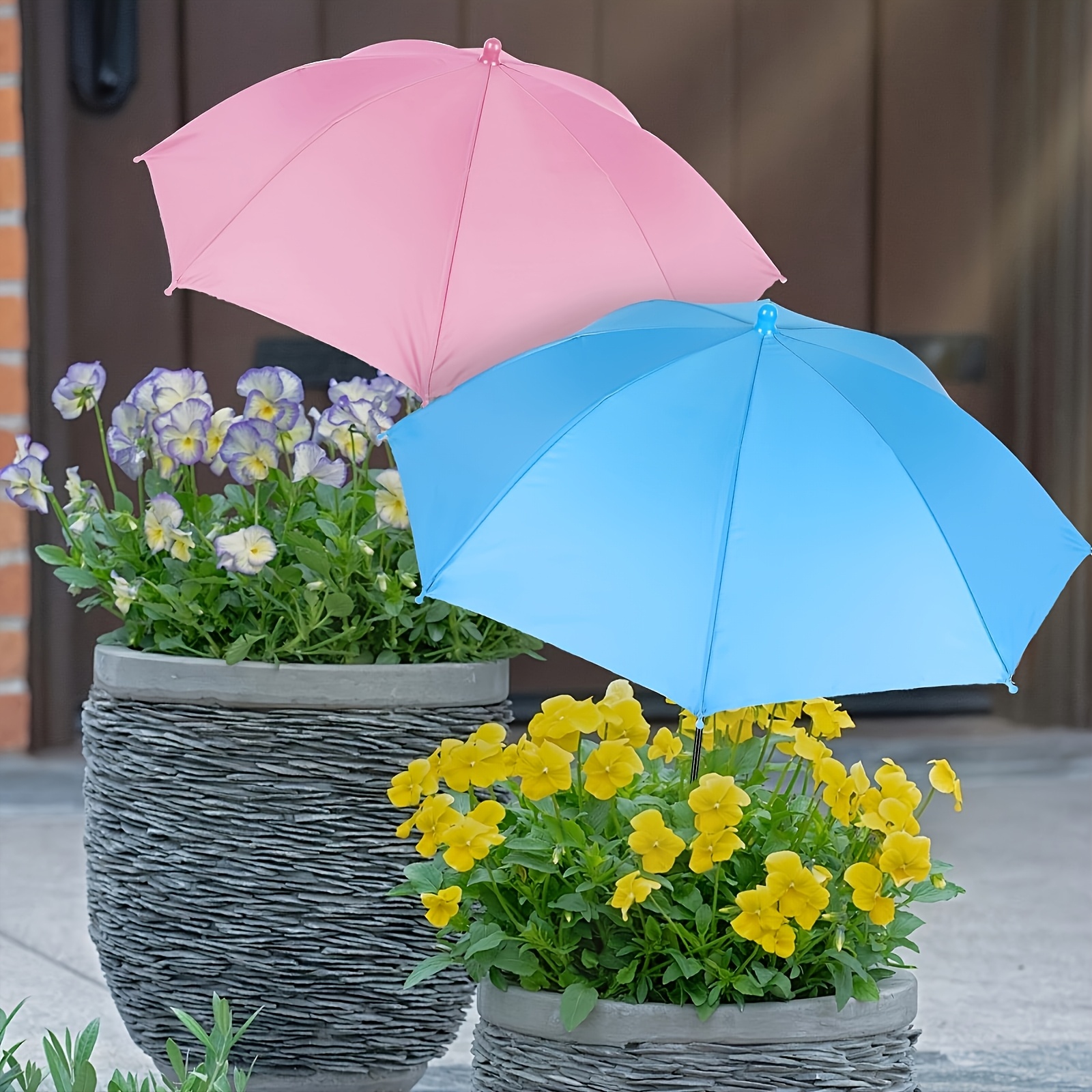 Pflanzenschirm Für Garten – 2 Stück, Verstellbar, Sonnenschutz Für Topfpflanzen & Beete