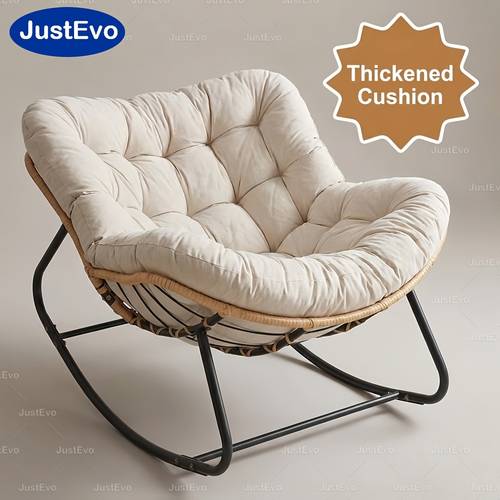 extra large comfortable rocking chair high back upholstered accent armchair for living room bedroom ideal valentines day gift for wife relaxing indoor lounger for carbon manual recliner