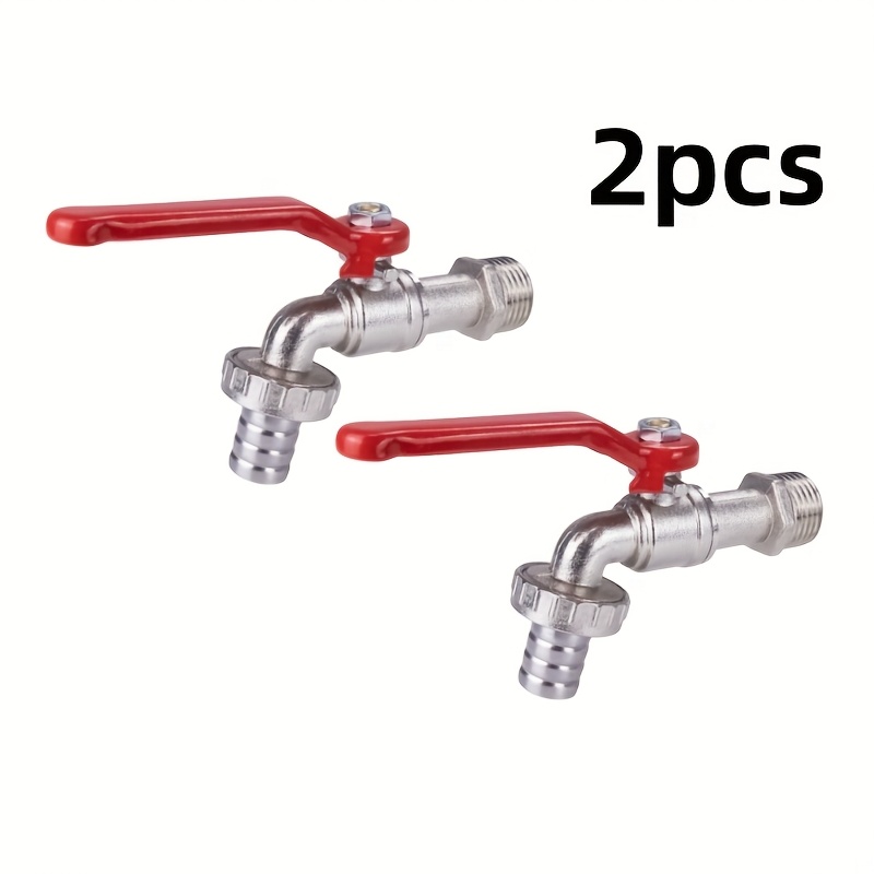 Image of G1/2" 20mm/0.79-inch Threaded Outdoor Alloy Garden Faucet, Garden Spigot, Water Pipe Valve, Ball Valve , Suitable For Outdoor Gardens/lawns/agricultural Irrigation/car Wash Machines