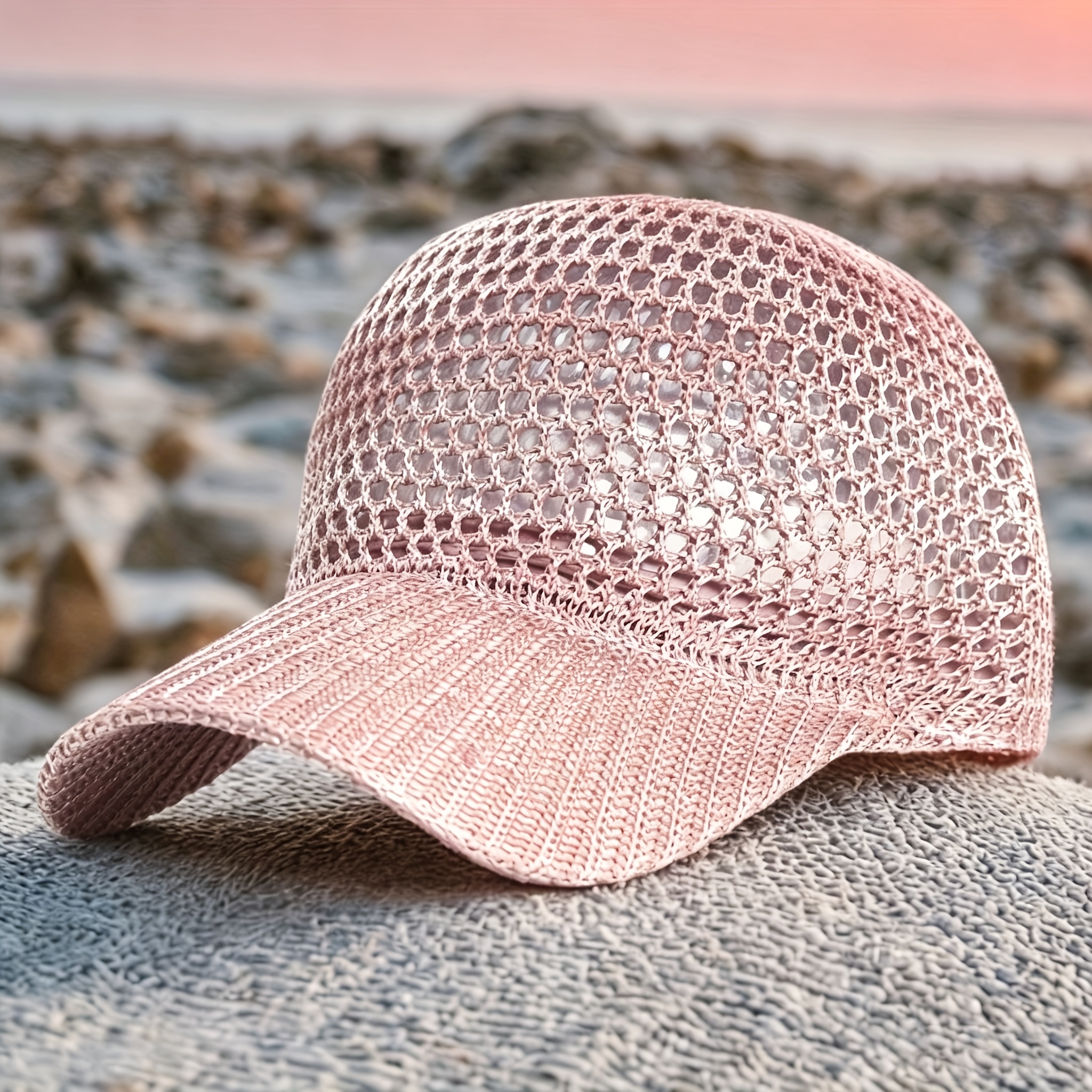 Outdoor Sun Baseball Cap, Unisex Summer Hat, Breathable Mesh, Suitable For Fishing And Hiking