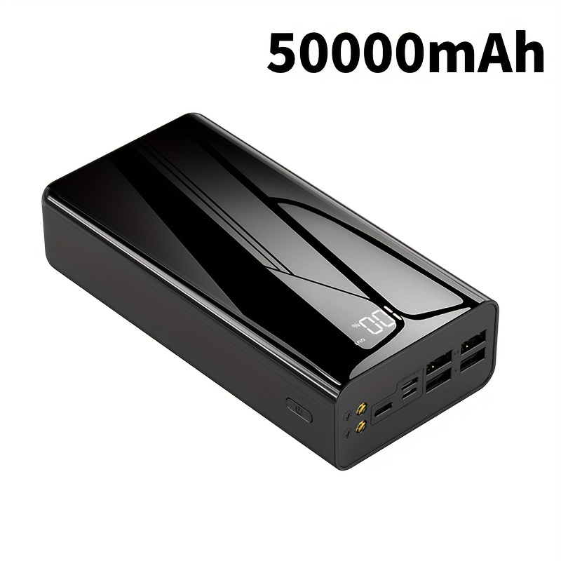 50000mAh prenosna baterija, 22.5W hitro polnjenje z LED prikazom/razsvetljavo/više vmesnikov, priložnostno napajalnik za mobilne telefone in