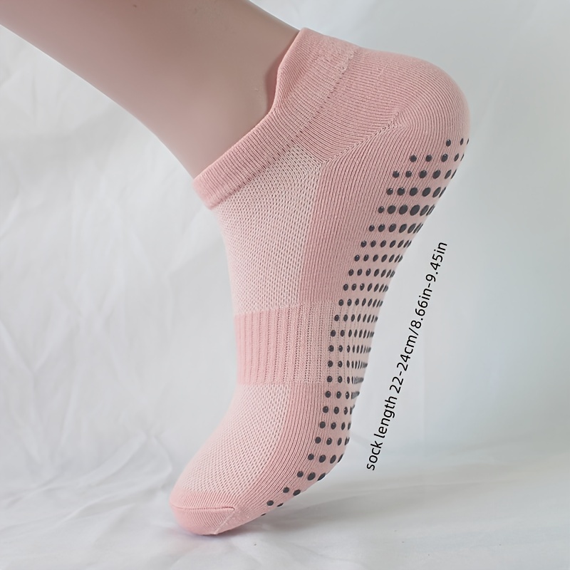 Non slip Grip Socks Sports Breathable Nos Show Ankle Socks - Temu