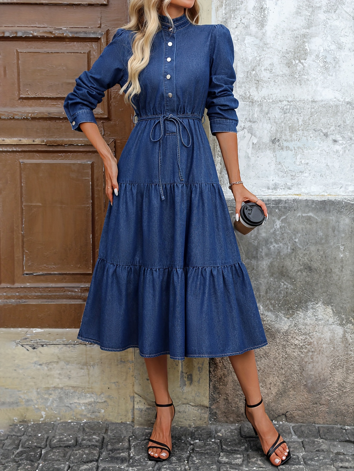 velvet burnout dress midi dress long sleeves Amazon.com: London Times - Long Sleeve V Neck Fit & Flare Velvet Burnout  Dress - Floral Ruffle Hem Wedding Guest Dresses
