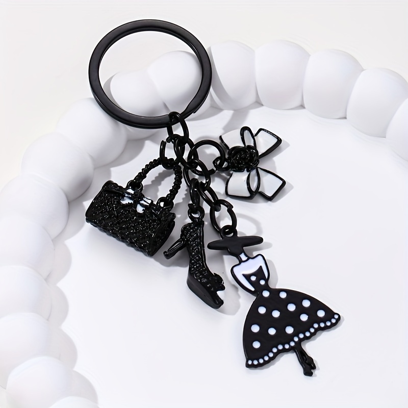 E-shop Xiangfeng Tasche High Heels Schleife Drop Öl Schlüsselanhänger