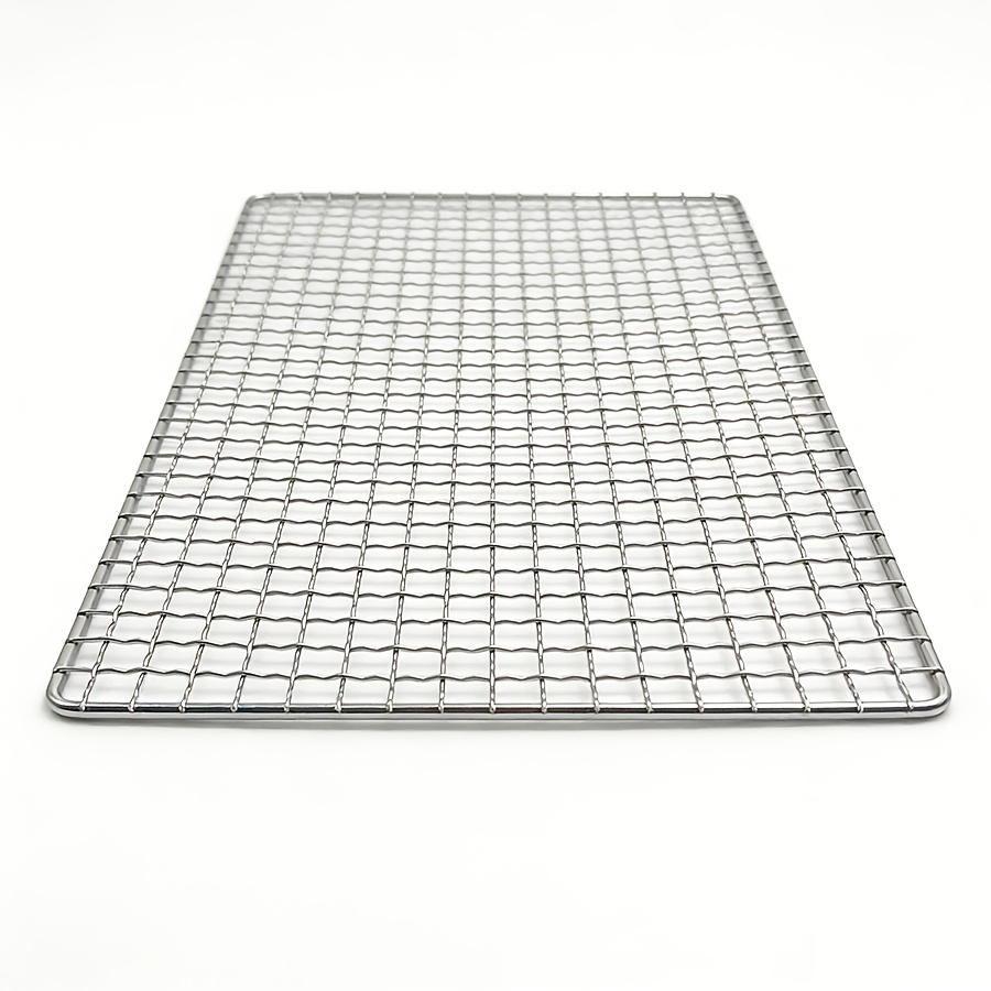 TEMU Grille de barbecue antiadhésive, tapis de grille de barbecue, tapis de grille de cuisson, filet de barbecue jetable, filet de remplacement de