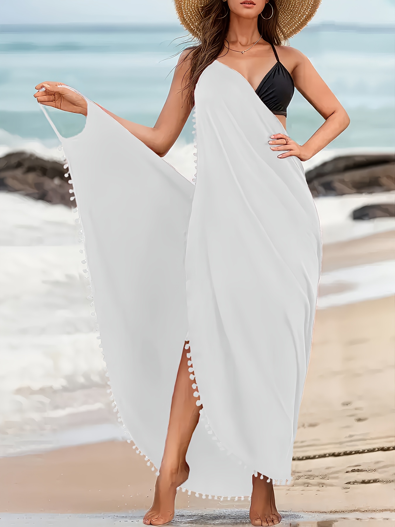 knee length dresses for ladies POM Amsterdam Full Glow Dress – The Bias Cut main image 1