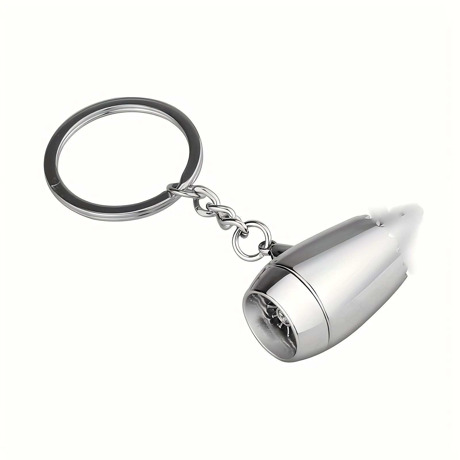 TEMU Stainless Airplane Engine Gift Keychain, Promotion Gift