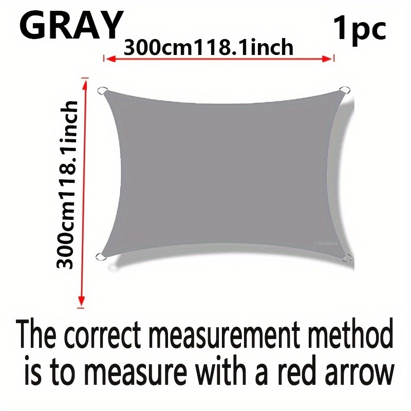 Sun Shade Sail Rectangular UV Protection Canopy Suitable for Outdoor Patio Lawn Garden Backyard Awning