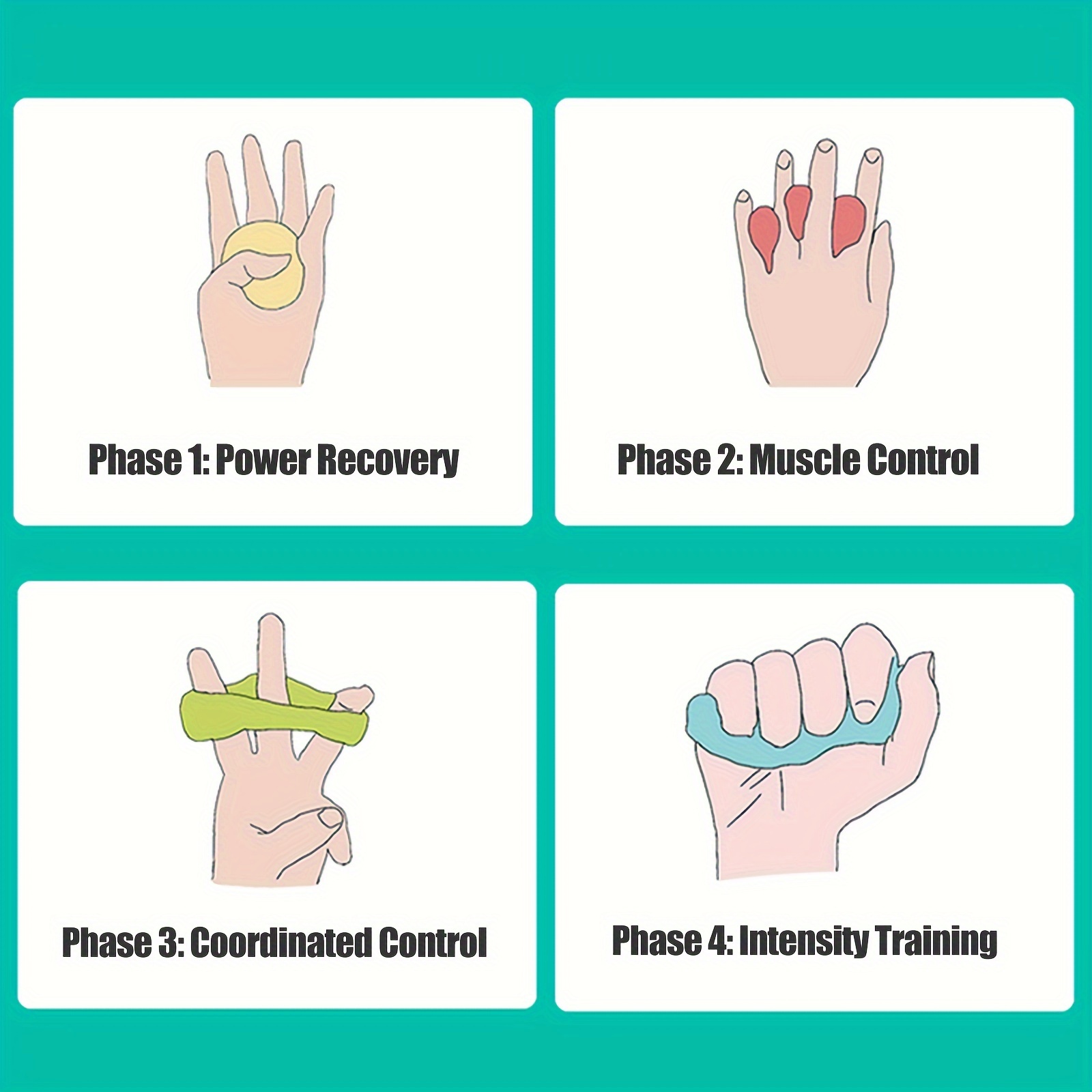Grip Strength Exercises Theraputty Finger Exercises Printable