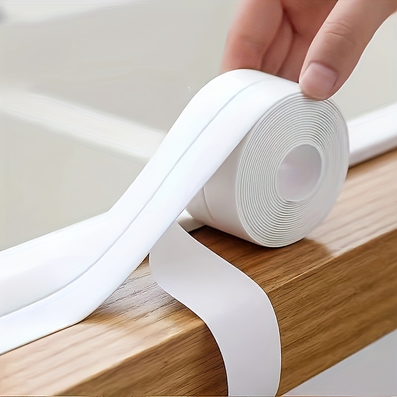 

1pc, Self-adhesive Sealing Strip, Caulk Sticker, Caulk Strip, Waterproof Caulking Sealing Tape For Sink, Kitchen Countertop, Shower, Toilet And Wall Corner, Cleaning Supplies, Household Gadgets