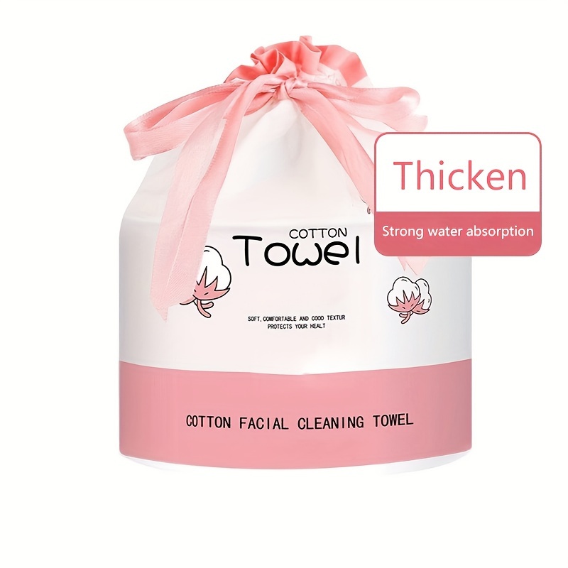 Image of 1 Packs Disposable Thickened Face Towel, Facial Tissue, Facial Cleansing Towel, Roll Soft Towel, Household Face Towel, Soft And Skin-friendly Bathroom Additions