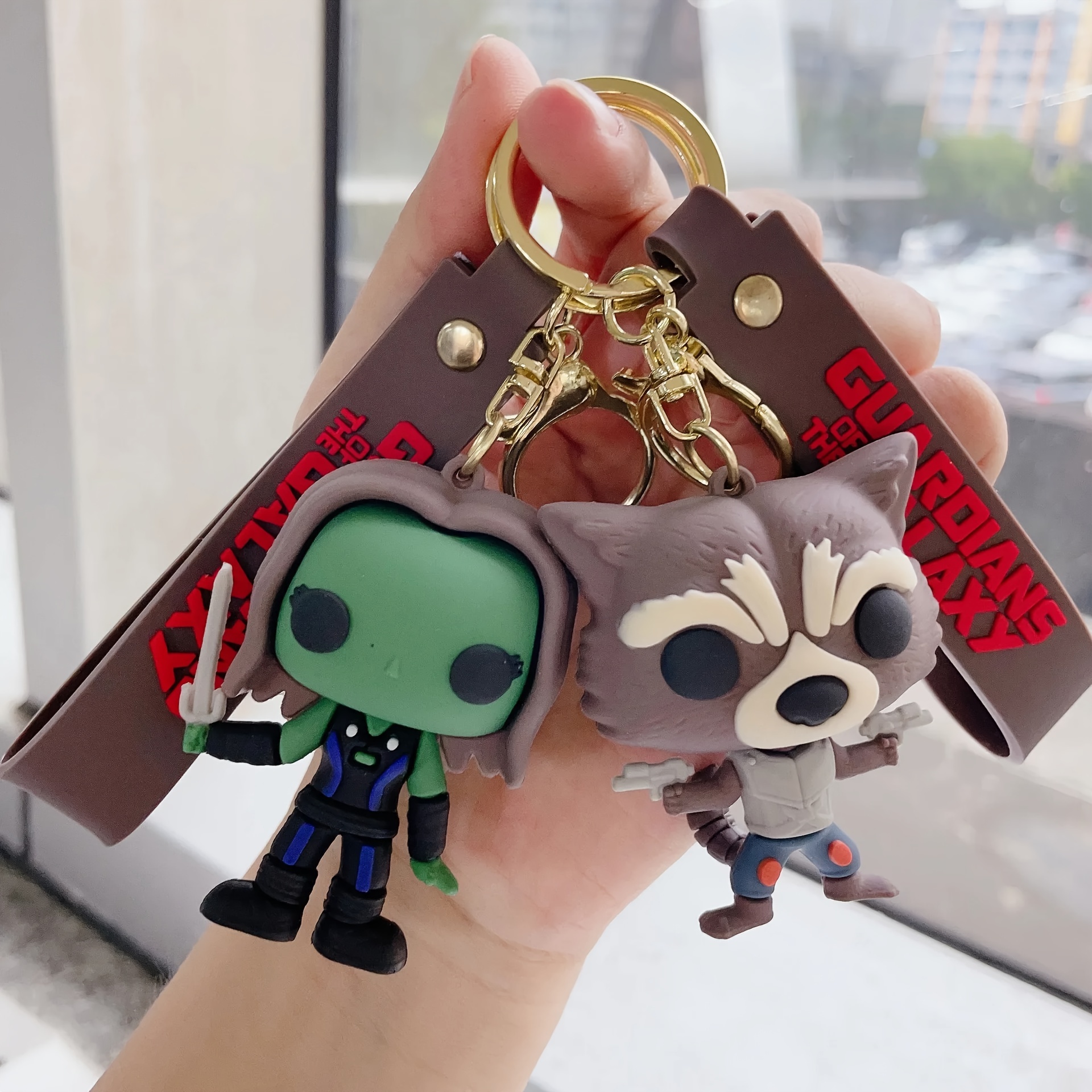 

1pc Disney Guardians Of The Galaxy Keychain, Cute Figure Durable Lightweight Pendant, Classic Backpack/bag Accessory, Perfect Gift For Women, Men, And Movie Fans