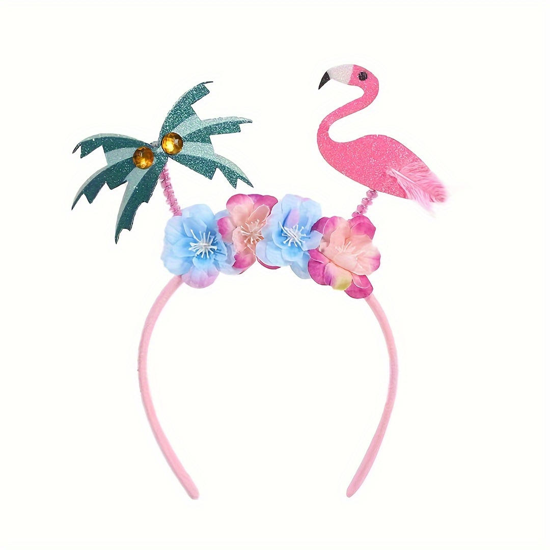 

Bandeau & Coloré - Accessoire de Cheveux en Tissu et Respirant Ajustable Taille Unique, les Fêtes à Thème Hawaïen, Sorties à et d'Été