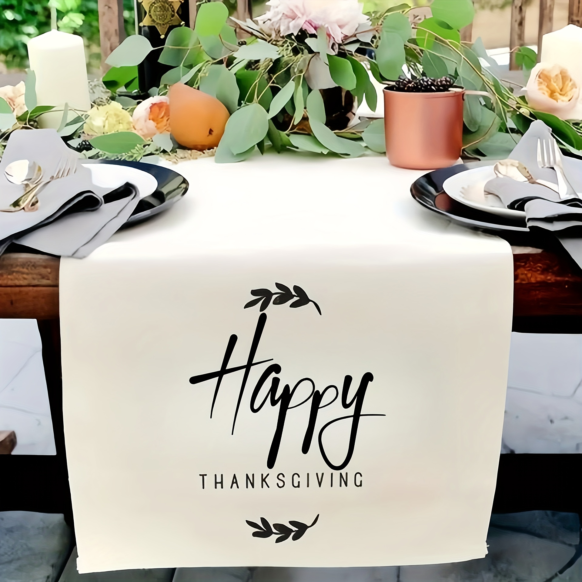 E-shop Personalisierte Tischdecke für Halloween & Weihnachten mit Ihrem Logo Fotodesign – Lebendiger Vollfarbdruck auf strapazierfähigem Polyester für