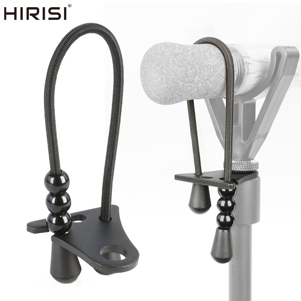 

Hirisi Tackle Bungee Rod Lock, Verrou de pêche à la noir en acier inoxydable pour accessoires de pêche à la