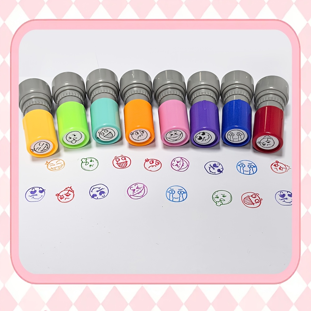 Colorful Mood Diary Stamp Set for Expression Marking