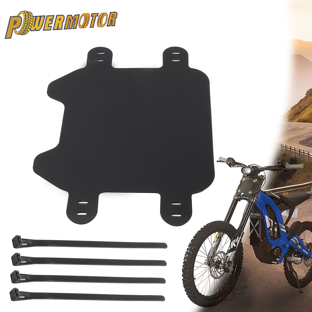 

1pc Sur-ron Off-road Motorcycle Front License Plate, Stain-resistant Accessory, Compatible With X & Other Off-road Motorcycles