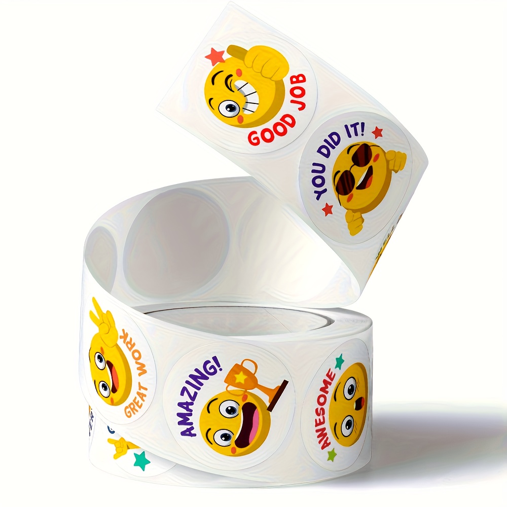 1000 Reward Stickers - Ideal For Reward Sticker Gifts, Packaging, Handmade Diy Projects -