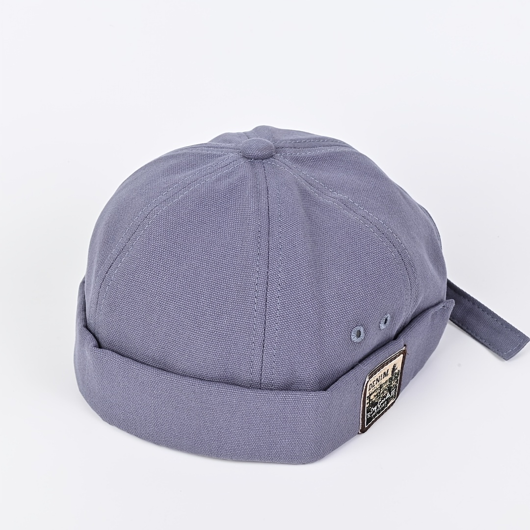 Docker Cap Brimless Hat, Adjustable Breathable Beanie