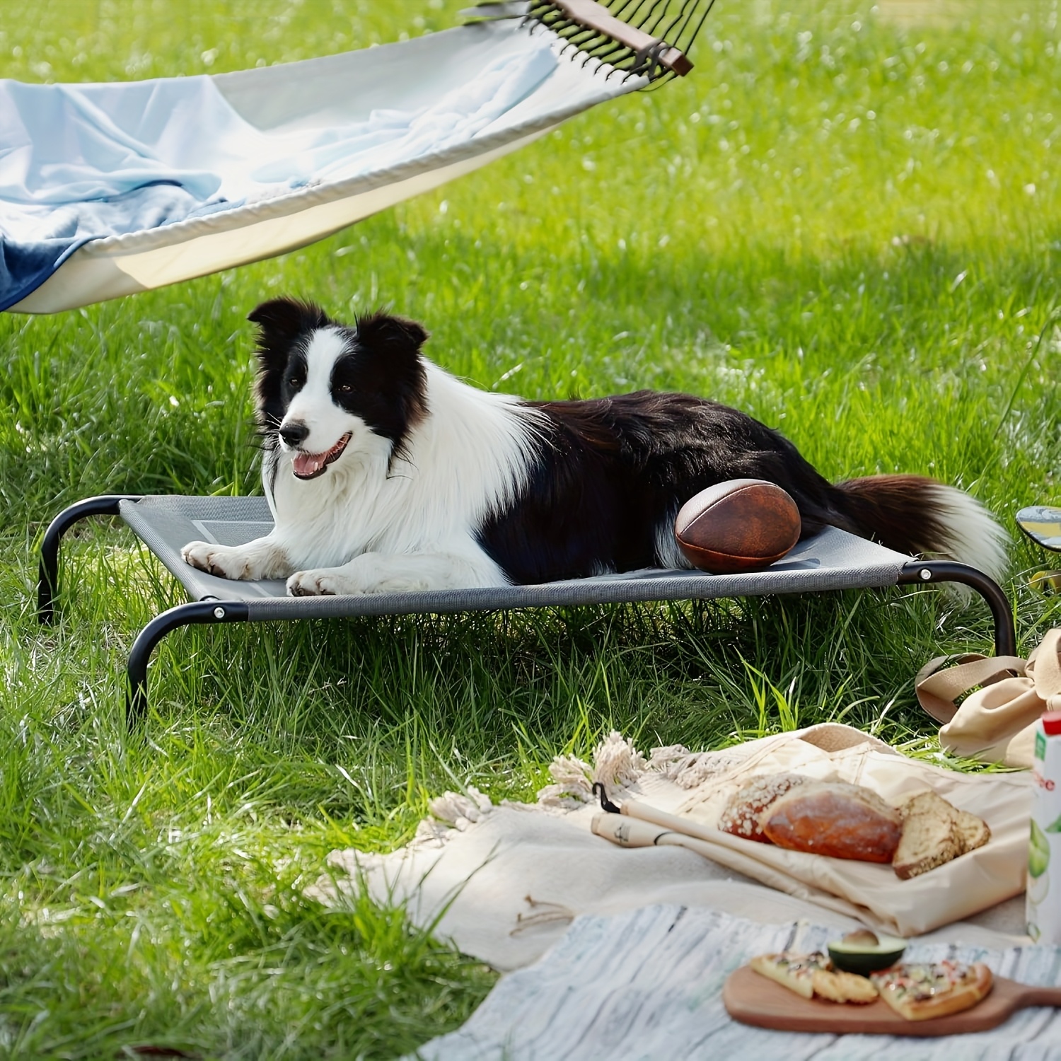 Cama Para Perro De Exterior Impermeable - Plegable, Portátil Y Lavable Para Perros Medianos/grandes
