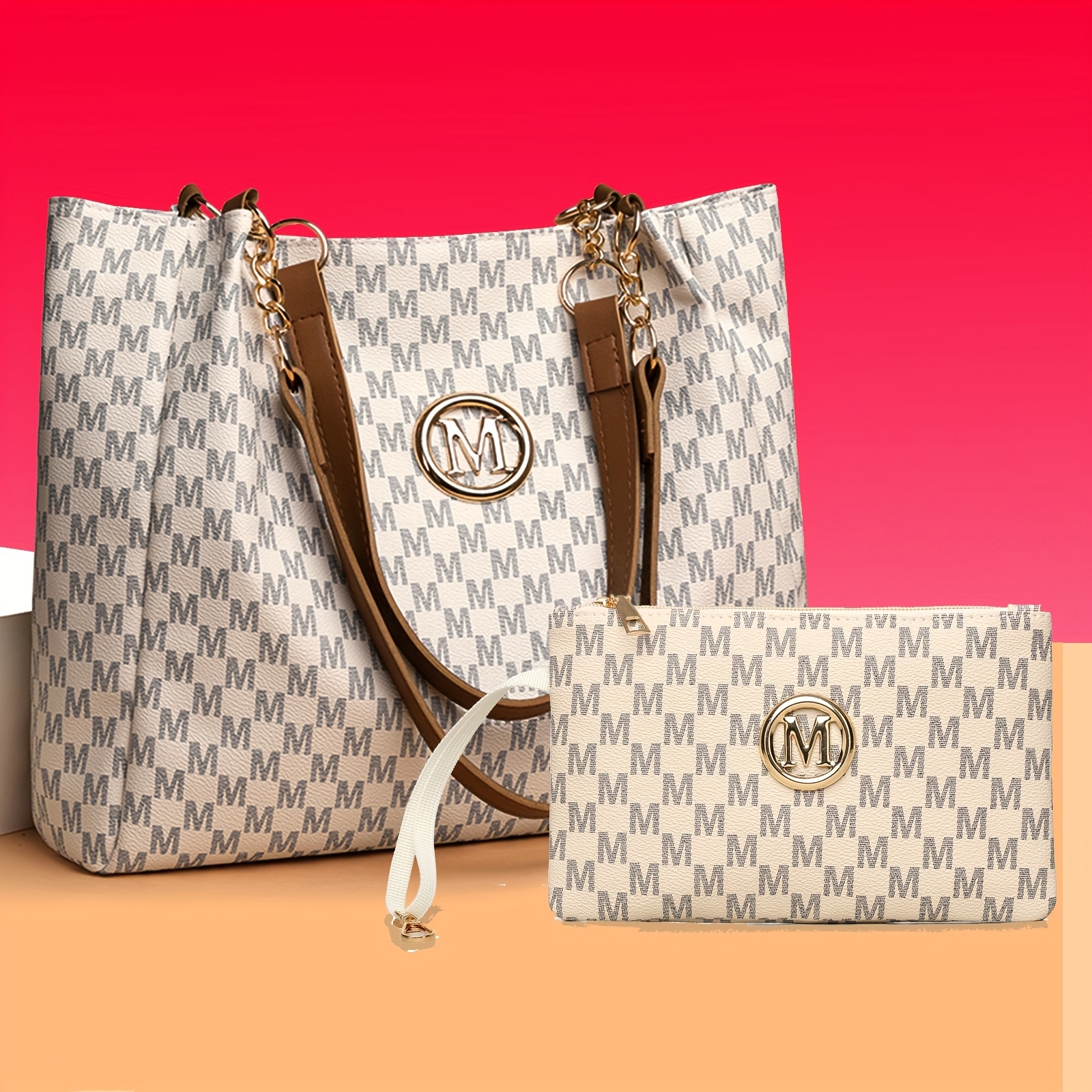 Perfect Lily "M" Logo Tote Bag