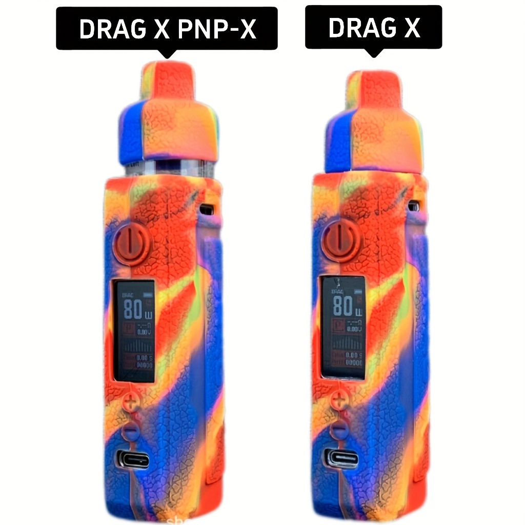 1pc silicone case textured skin anti-fall protective cover accessory soft  shell lanyard for drag x/drag x pnp-x atomizer | Today's Deals
