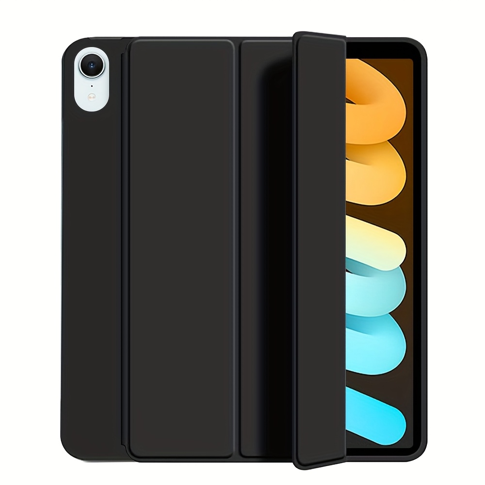 TEMU Case For Ipad Mini 6 2021, For Ipad Mini 7 2024 A17 Pro, Protective Cover With Soft , Lightweight, Foldable, Non-slip, Scratch Resistant, With